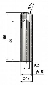 Návlek TRIO 15 PP ABS 9595 plastový