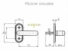 EXCLUSIVE 820 chrom půloliva