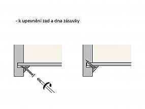 Stabilizátor zad s vrutem 3,5x20