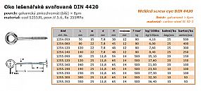 Oko lešenářské svařované Zn