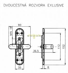 EXCLUSIVE 820 chrom rozvora