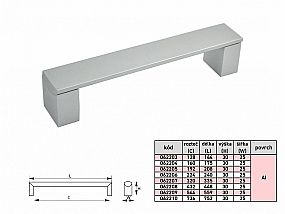 KORA 224/238 úchytka AL