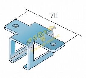 Úchyt horní pro AL profil S40/80N