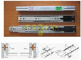 Kuličkový plnovýsuv 600mm SOFT s dotahem