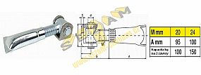 Žávěs seřizovací se závitovou vložkou M20