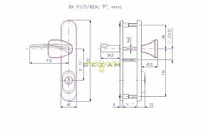 R 1 IDEAL/O/Pravá 72 madlo cr-nerez