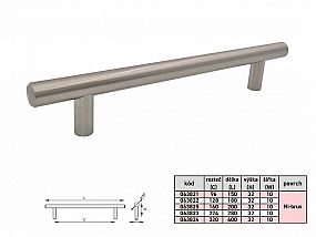 HRAZDA úchytka 10/320mm/400 Ni-MAT