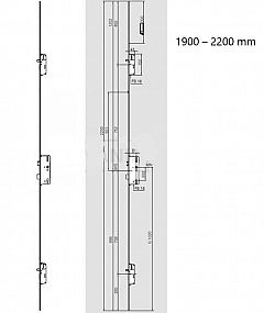 ROTO zámek C600 35/92/16 s trny vícebodový zámek