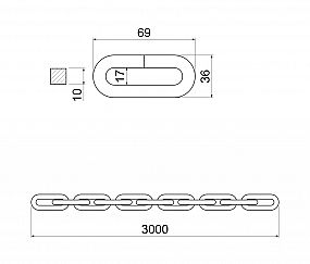 RR.10x5000 řetěz