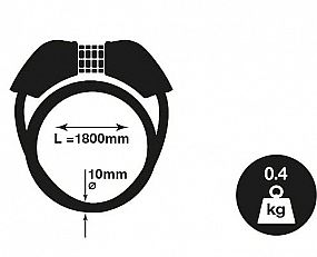 Yale cyklozámek kódový 1800mm