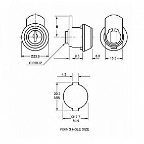 zámek EUROLOCK 4620-0025