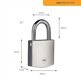 YALE Y120B/50/127 visací zámek