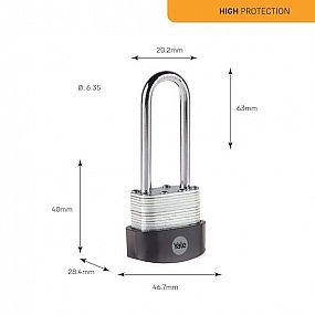 YALE Y125B/40/163 visací zámek