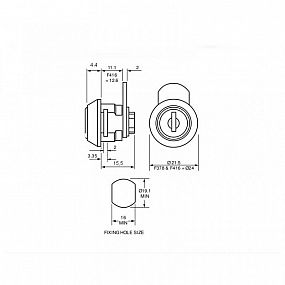 Zámek EUROLOCK F418-0006