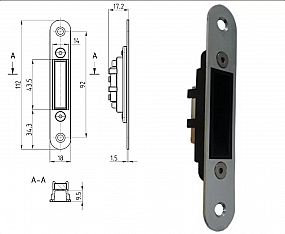 K 040 PL 72/75 mm D45 OK MAGNETICKÝ