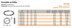 Klíčový kroužek 2400