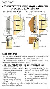 Zábrana proti vysazení DZ 6005