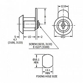 zámek EUROLOCK 0233-0144