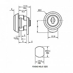 zámek EUROLOCK F523-0002