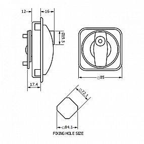 Zámek EUROLOCK C286-0013