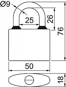 RV.OVAL.38 visák modry 3 kl.