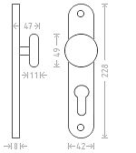 Rosa OV vložka 90 kl/ko L+P F4 (N144S2)