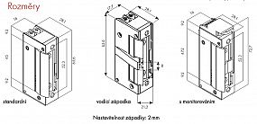 Standardní otvírač O&C Mini 51 s mechanickou blokací