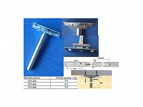 Nosič polic-trn 110mm CFA 45 Bílý zinek